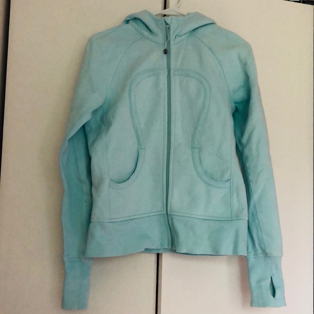 Lululemon Scuba Hoodie Stretch Mint Moment - Picture 3 of 5